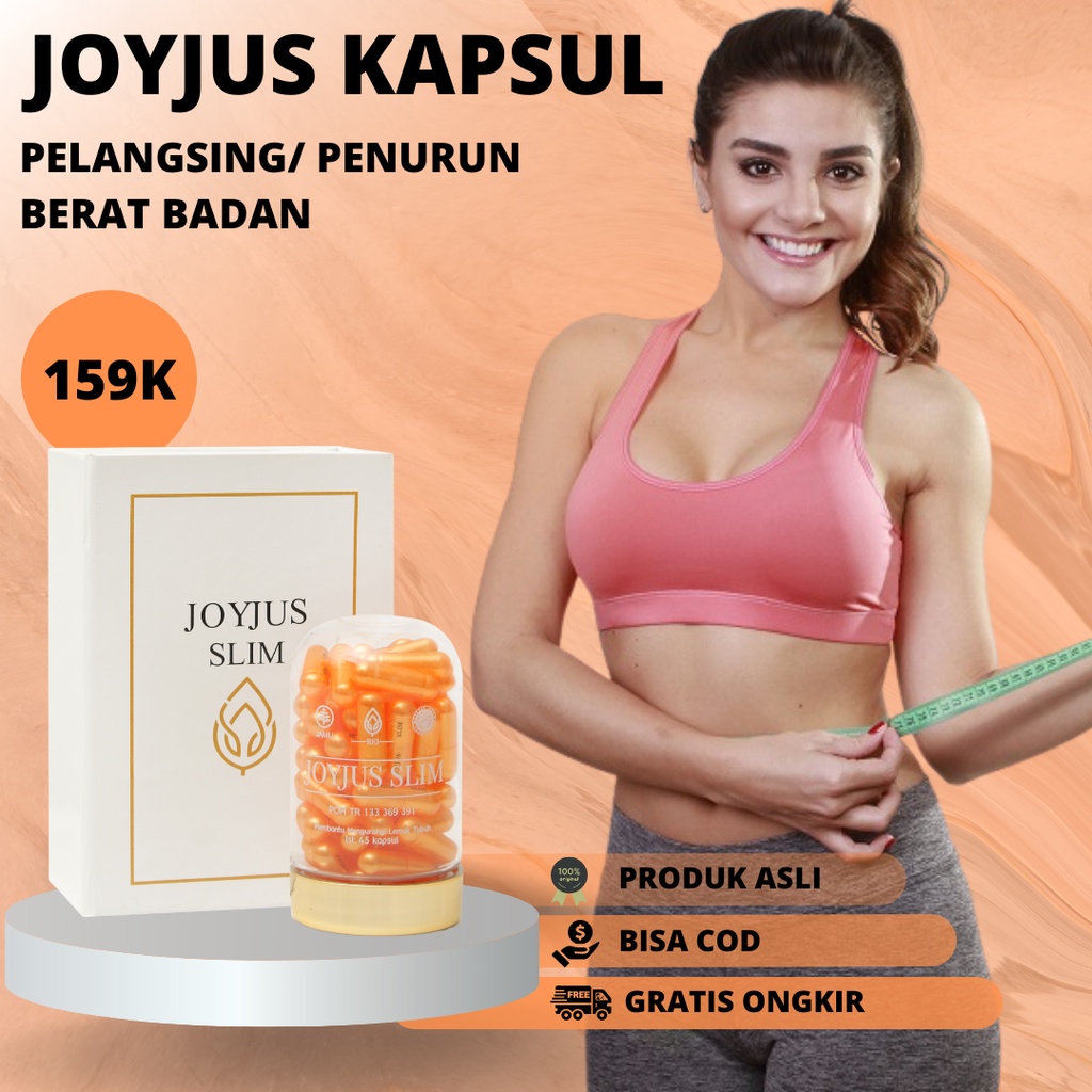 (ORIGINAL) JOYJUS SLIM CAPSULE ASLI ORIGINAL Kapsul Pelangsing Joyjus Slim Kapsul Herbal