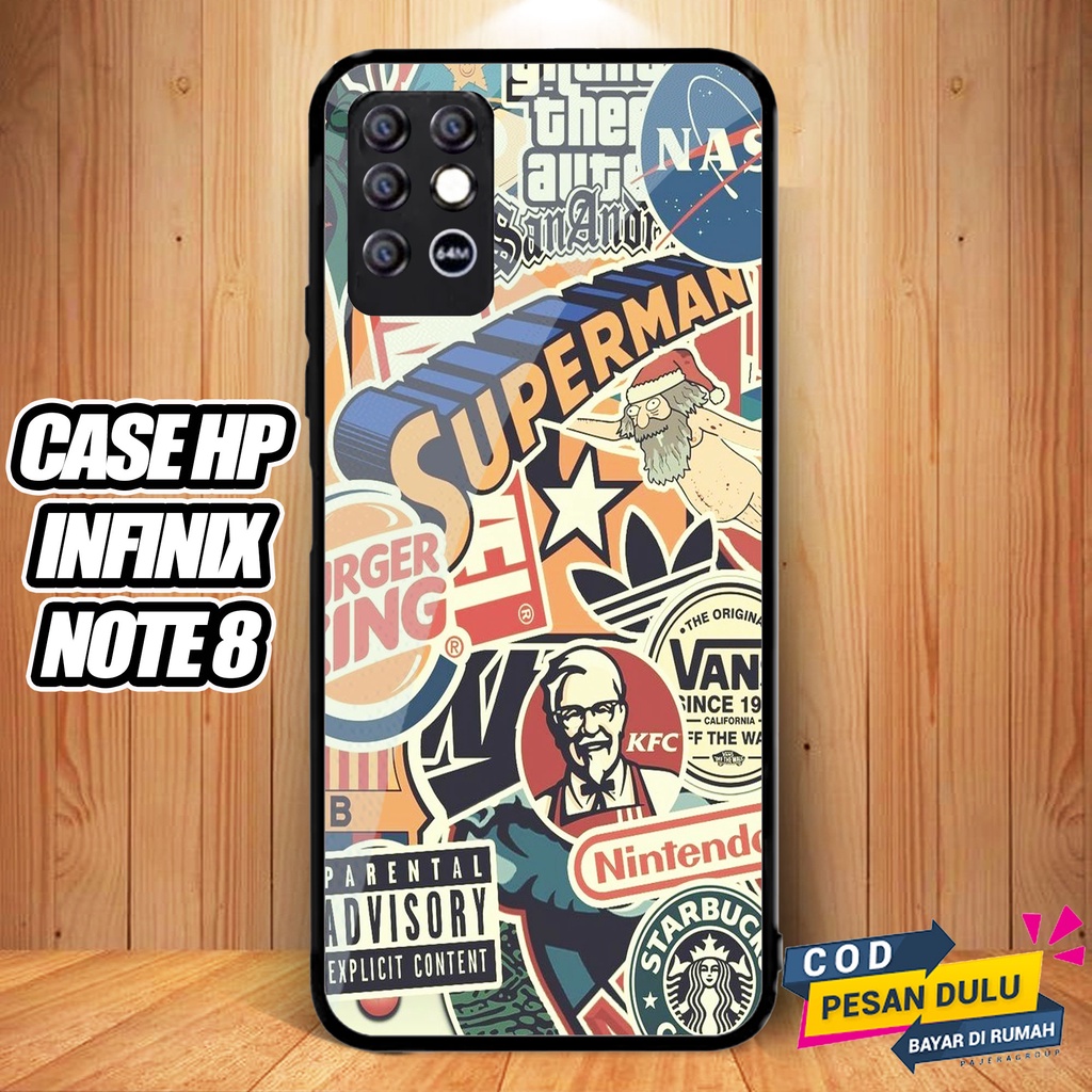 Case Infinix Note 8 Terbaru Casing Infinix Note 8 Case Hp Infinix Note 8 Motif GRAFITI  Hardcase Glo