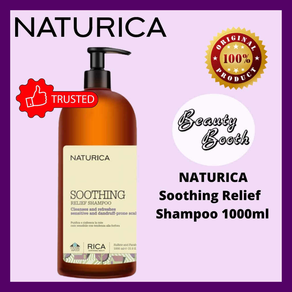 NATURICA Soothing Relief  Shampoo 1000ml | Shampoo Untuk Rambut Berketombe