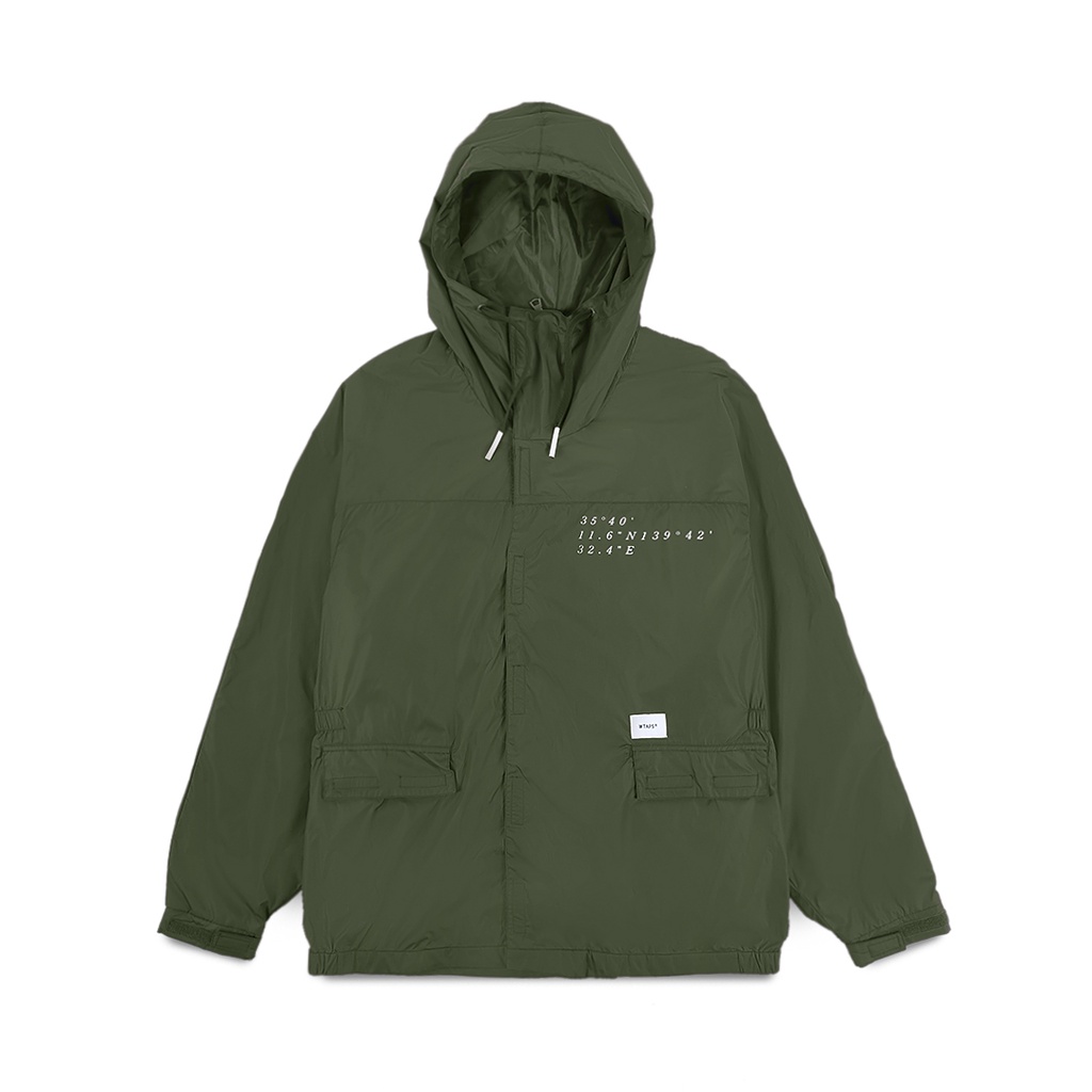 WTAPS Pillar Hooded Jacket Olive Drab