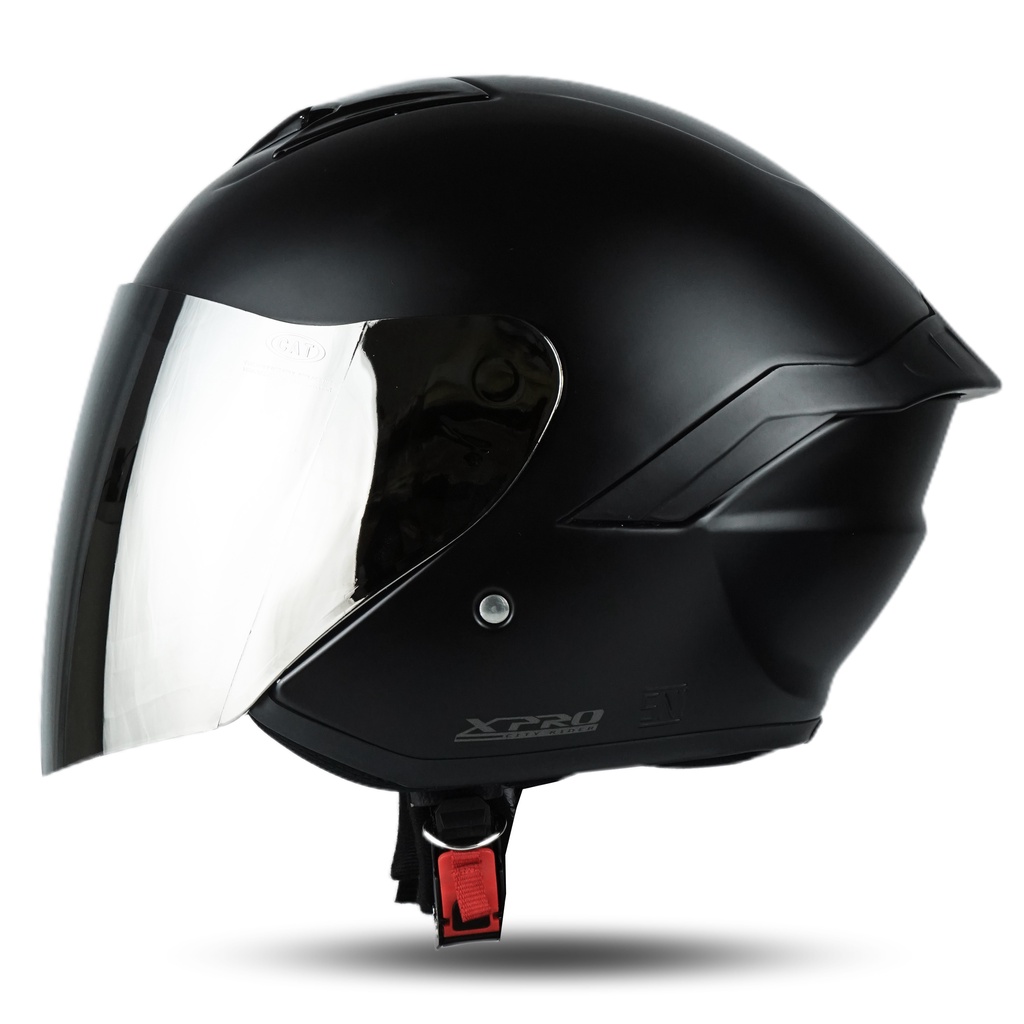 Jual RSIX Helm Half Face Helem Motor SNI Xpro Series Warna Solid