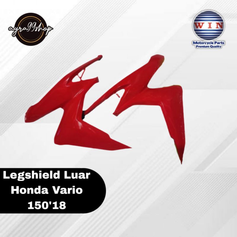 legshield Luar Besar Cover Honda Vario 150/125 Sayap Samping Kanan Kiri Merk WIN All New Body Depan