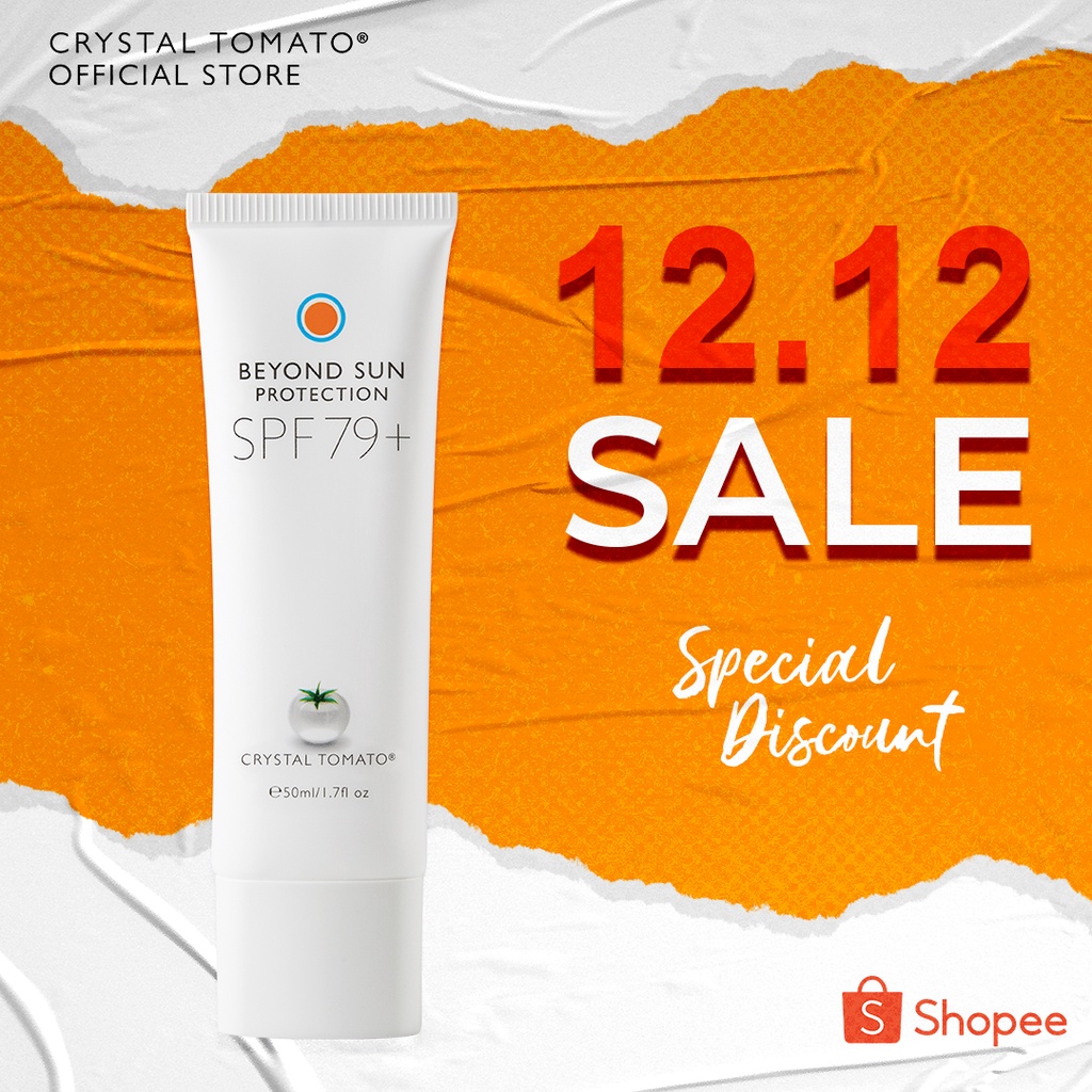 Jual Crystal Tomato Beyond Sun Protection SPF 79+ | Shopee Indonesia