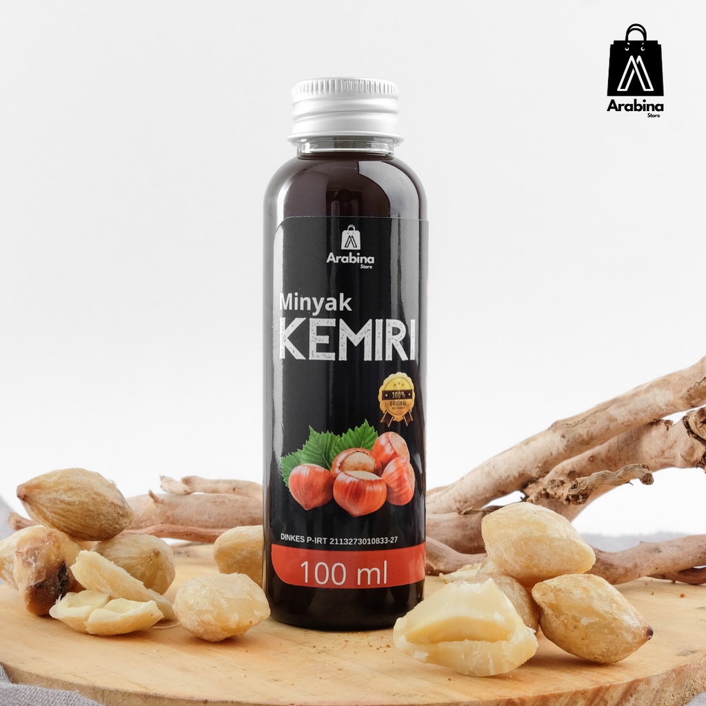 Minyak Kemiri Bakar 100% Asli Penumbuh Rambut Rontok Anti Ketombe