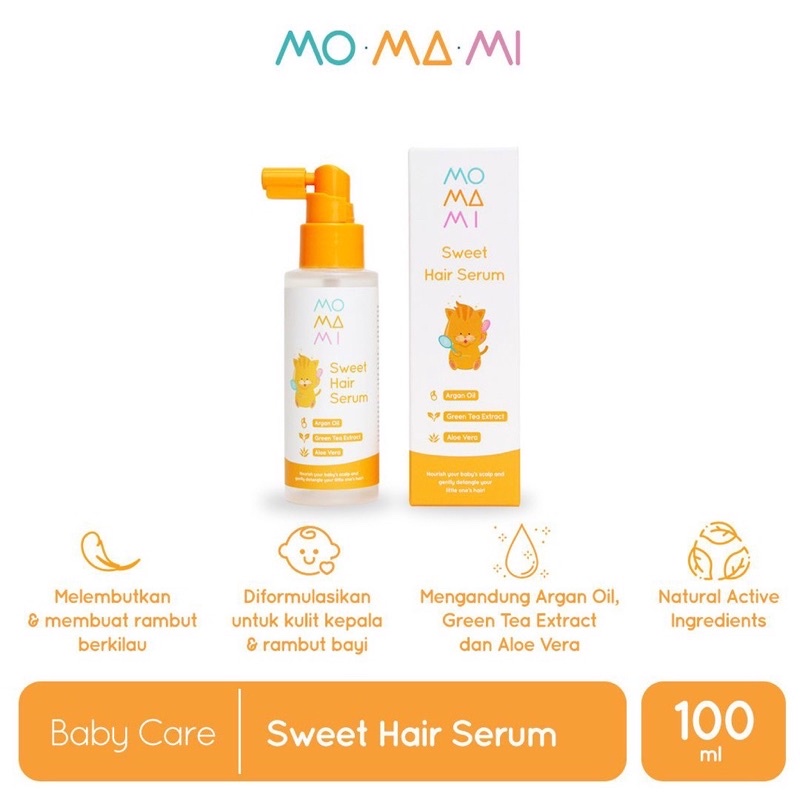 Momami Sweet Hair Serum 100 ml Vitamin Rambut Bayi dan Anak