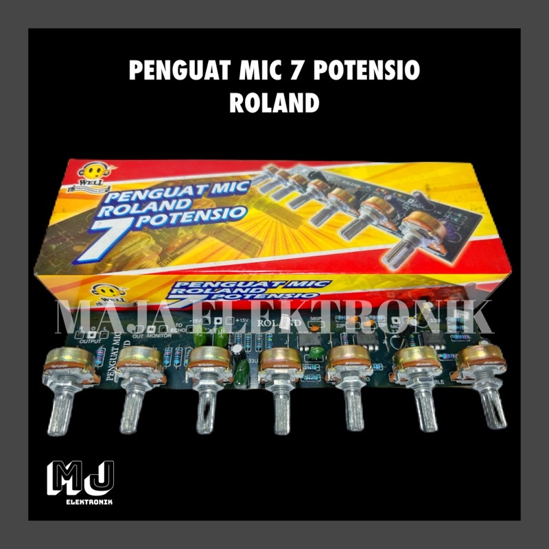 Kit Penguat Mic 7 Potensio Roland