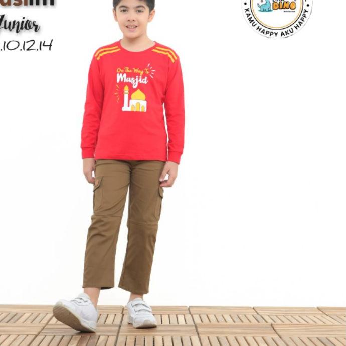 BISA COD ✔️Celana Anak Cargo Panjang  Laki laki Katun Combad Jumbo Surabaya Usia 6 - 12 Tahun by Lit