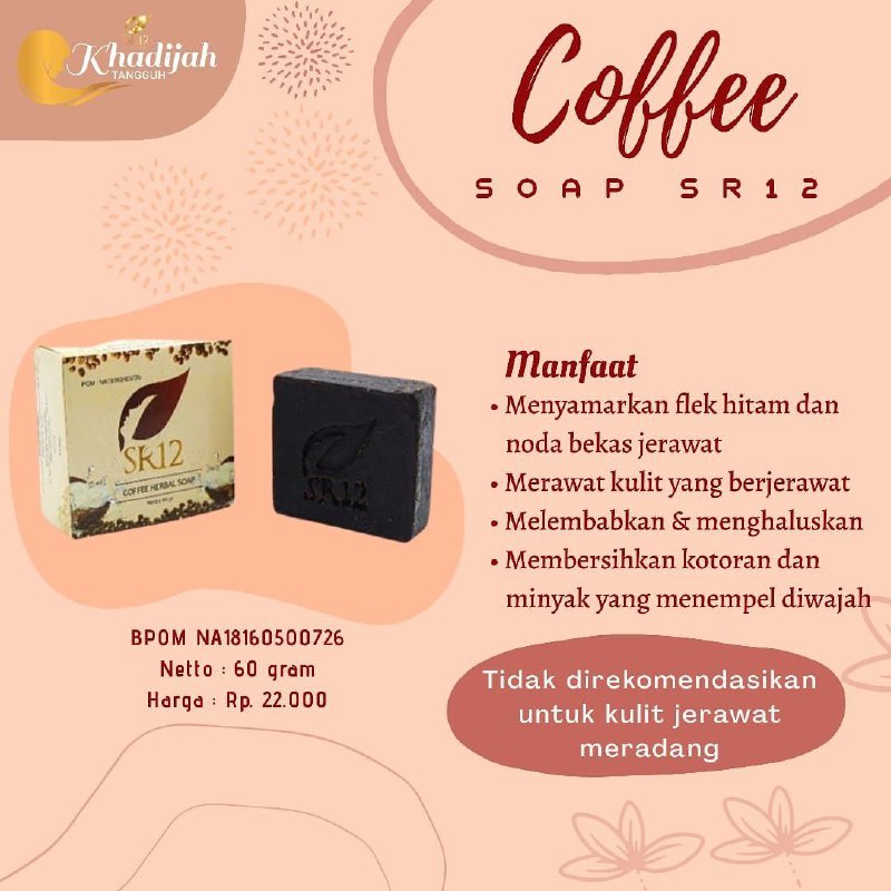 Coffee Soap SR12 Penghilang Flek Hitam