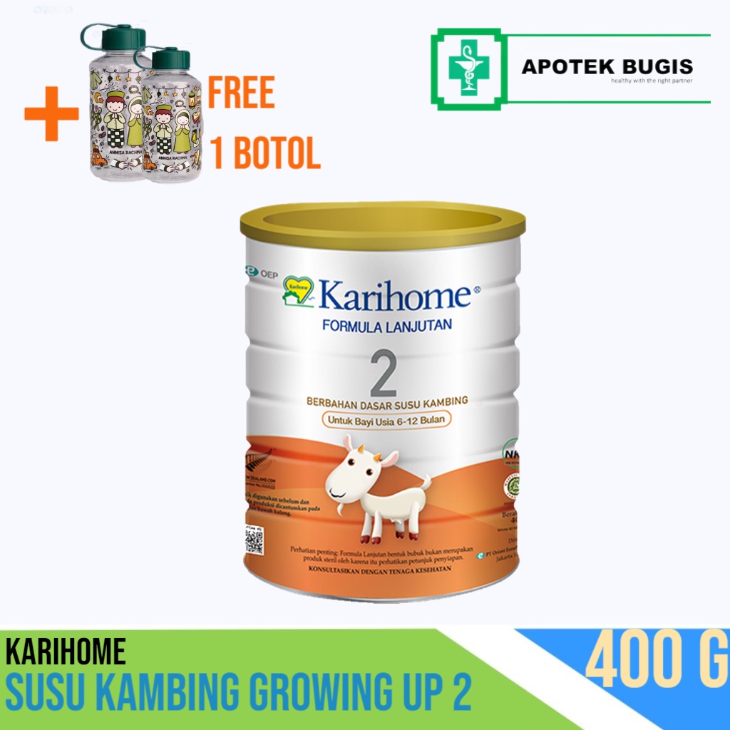 Karihome Step 2 Adult 400gr Goat Milk Susu Kambing Usia 6-12 bulan Tahap 2 Pertumbuhan Baby
