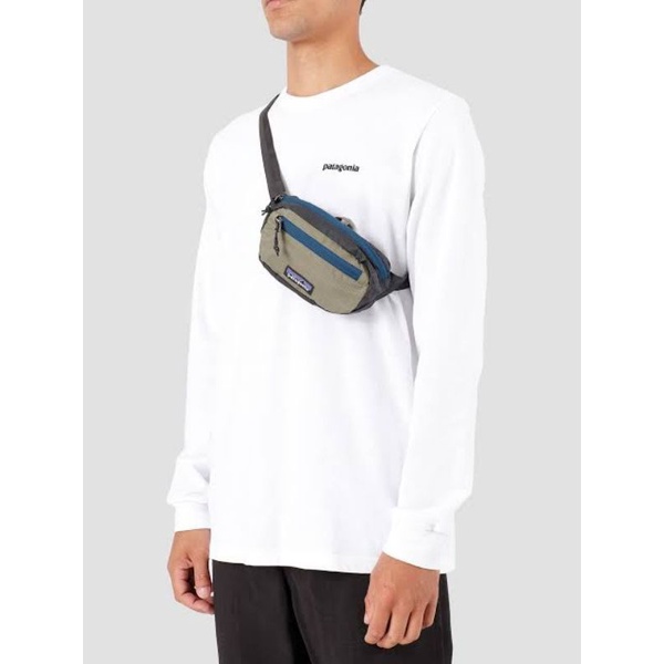Gratis Belt Mastermind Waist Bag Tas Pinggang Pria dan Wanita Patagonia Mini Hip Pack Full Tag