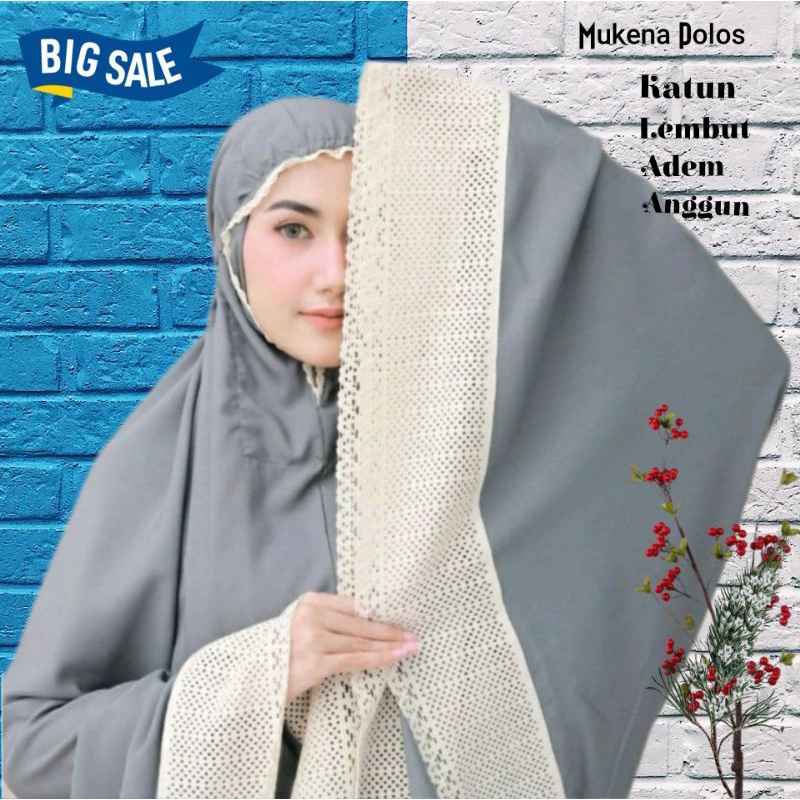 Mukena Anggun Polos Remaja Dewasa Terbaru 2023 by Adara