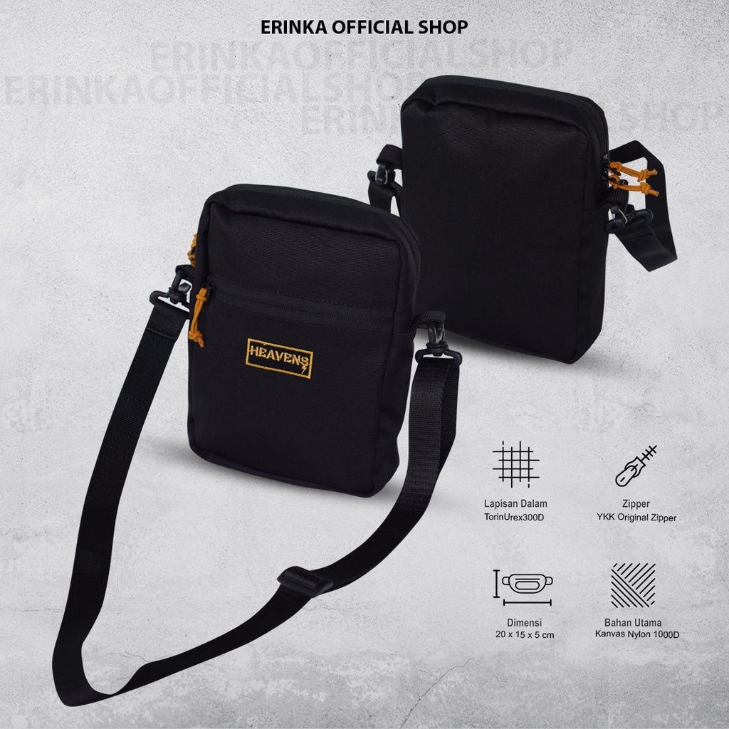 [HEAVENS X HEAVY.BAG] SLINGBAG ORIGINAL HEAVENS. TAS SELEMPANG . SLINGBAG HEAVENS . TAS PRIA HEAVEN