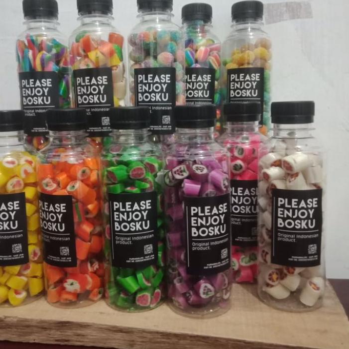 

↦ Permen sticky candy 150gr marble pillow roll sweet rasa buah hampers parcel ゝ