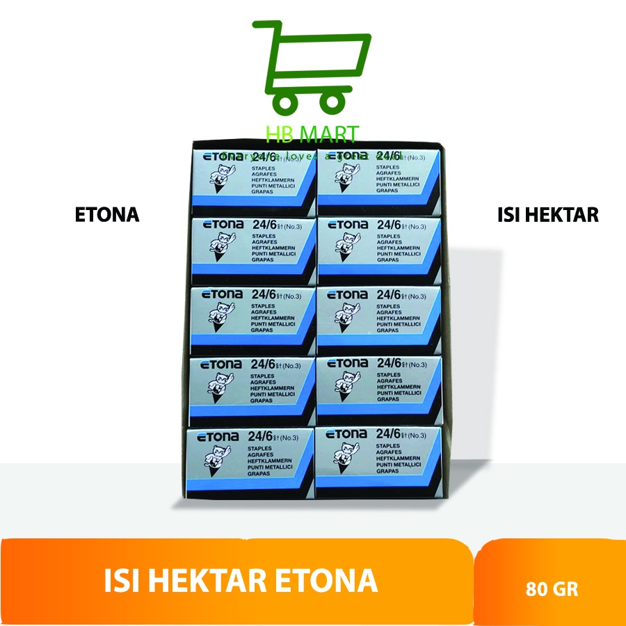 

isi hekter anak staples etona no 10