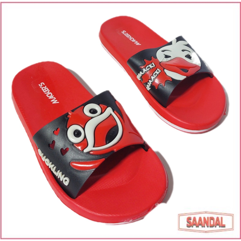 Sandal Selop Slide Anak Mackers Duckling Laki-Laki Perempuan Bahan Premium (BISA SATUAN COD)