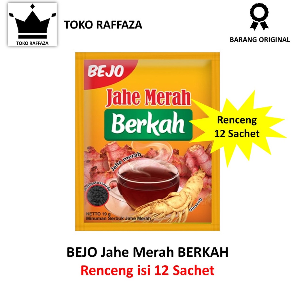 Berkah Jahe Merah Bejo Renceng