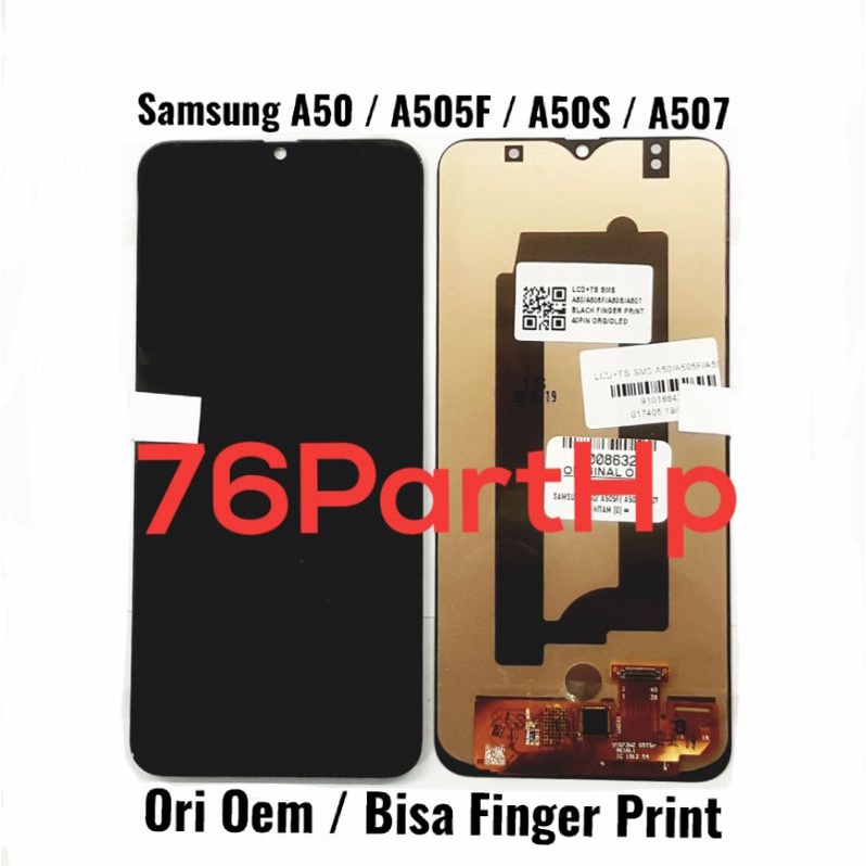 Ori Oem Lcd Touchscreen Fullset Samsung A50 - A505F - A50S - A507