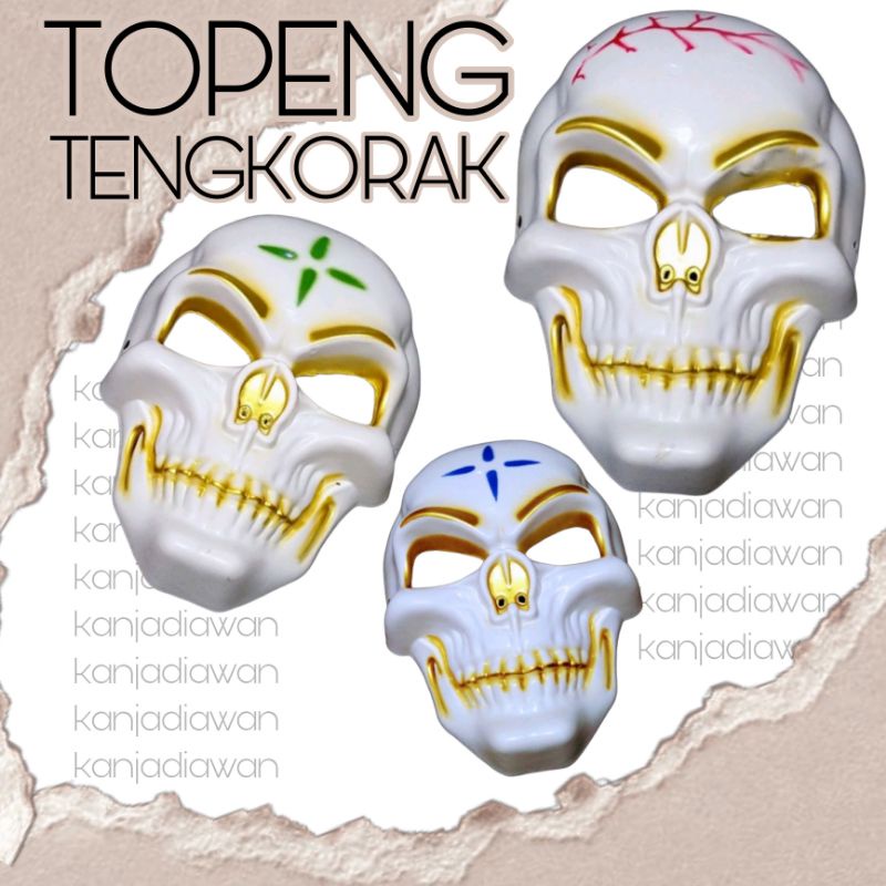 Jual Topeng Tengkorak Kostum Halloween Topeng Pesta Kostum Drama