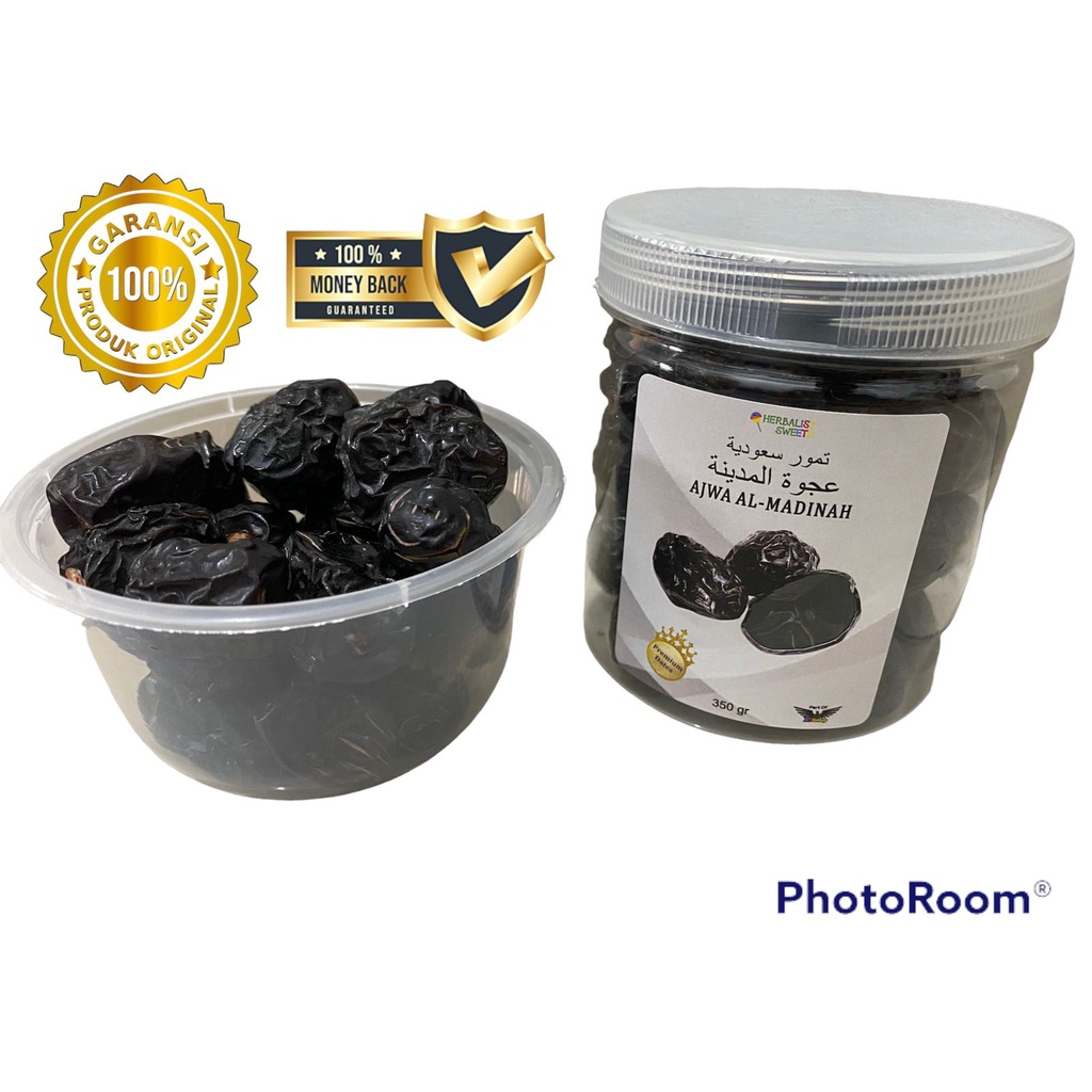 

Kurma Ajwa Al Madinah Premium Grade Nabi Dates Ajwa 100% ORI 350 gr BER POM