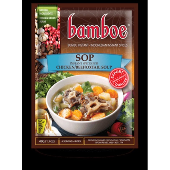 Bumbu Bamboe Sop 49Gr