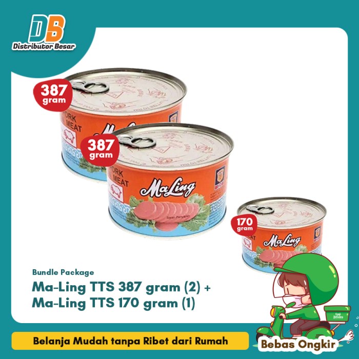 

Widyatmogrosir - Maling Tts Pork 397 Gram (2 Pcs) + Maling Tts Pork 170 Gram (1 Pcs)