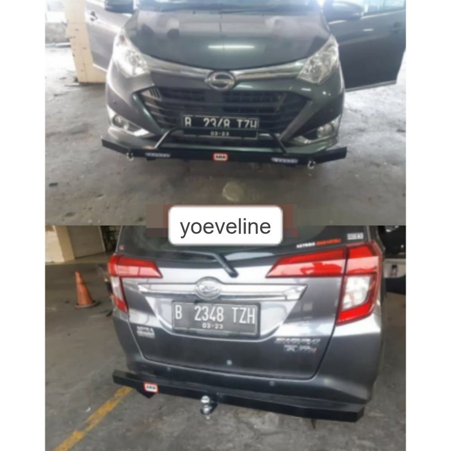 PAKET Towing + Tanduk Mobil Calya Sigra | Paket Bumper ARB Depan Belakang