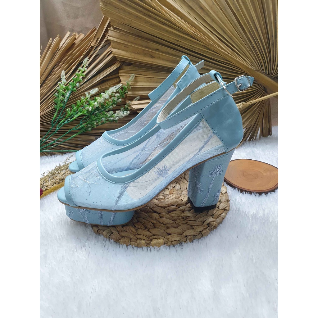 Sepatu pesta cantik Vanda babylue hak 7 cm