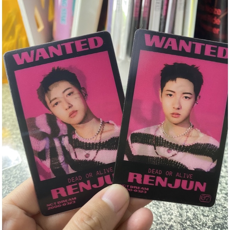 PHOTOCARD RENJUN LENTI GLITCH MODE