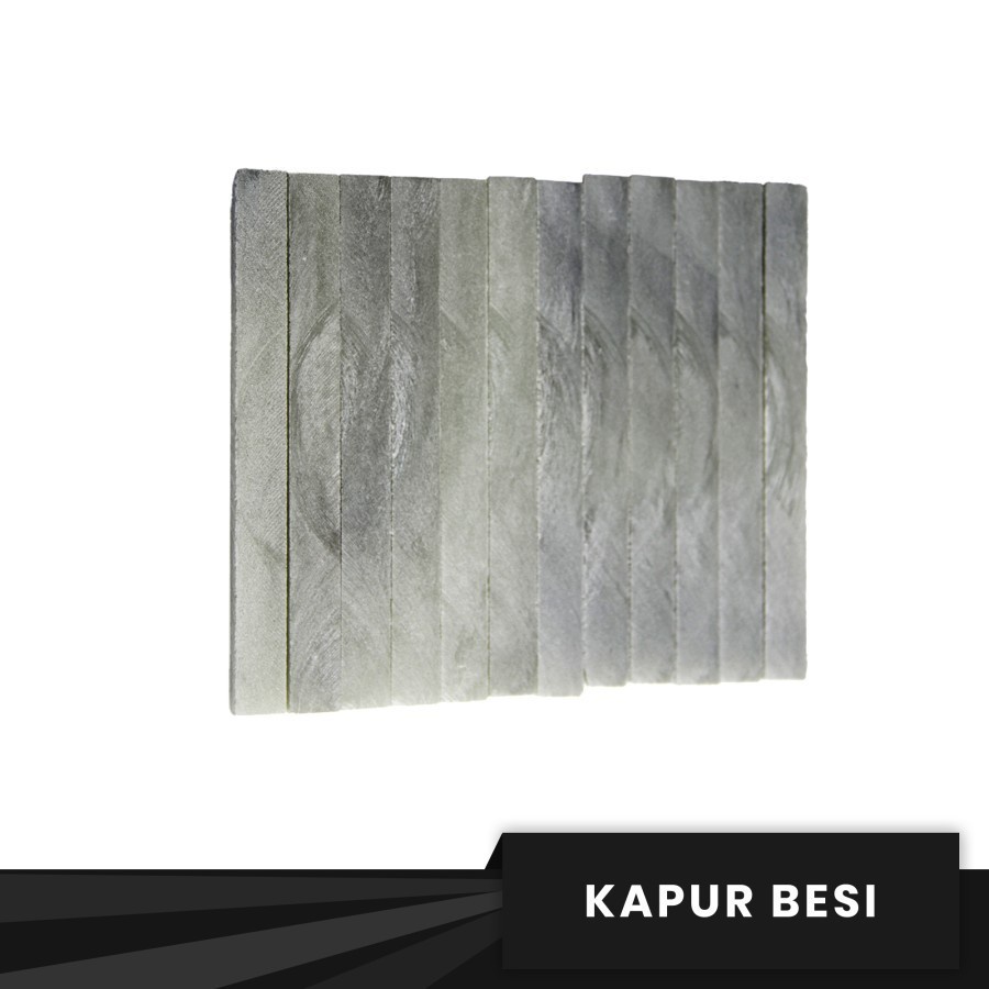 Kapur Besi Harga 1 Kotak/ Kapur Tukang/ Stone Pencil/Ferrari Stone Pencil - Kapur Besi - 125 x 12 x 5 mm/KAPUR BESI / STONE