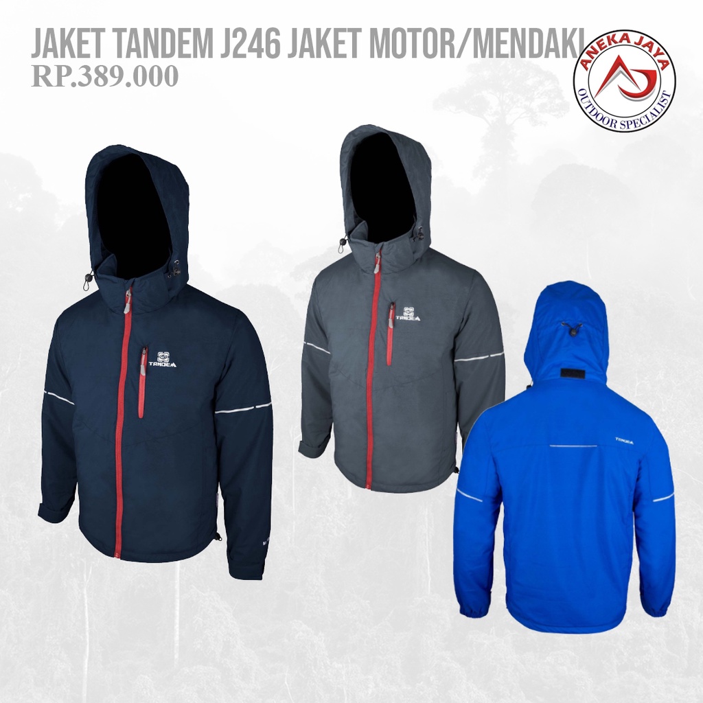 JAKET MENDAKI CAMPING MOTOR TANDEM J246