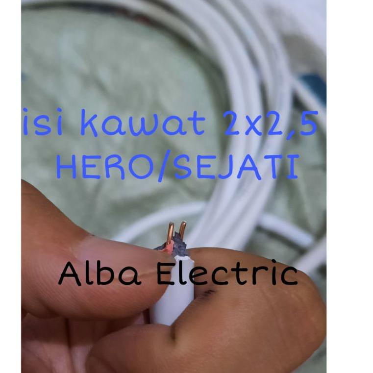 [Art. G949] Kabel Listrik NYM 2x2.5 mm Kawat HERO 50 Yard Kabel Listrik Kawat