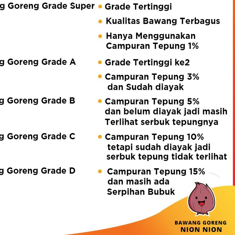 

Quality Control✅Bawang Goreng Kiloan Murah Brebes C Bawang Goreng 1 Kg|KD3