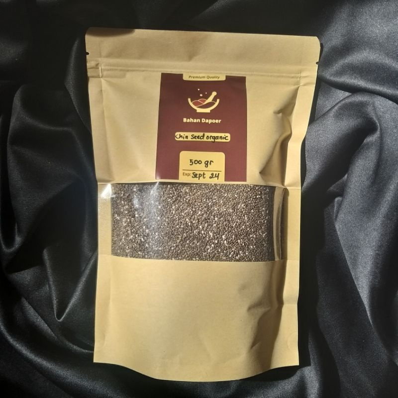 

Black Chia Seed Mexico Organic 100% Premium - 500 gram