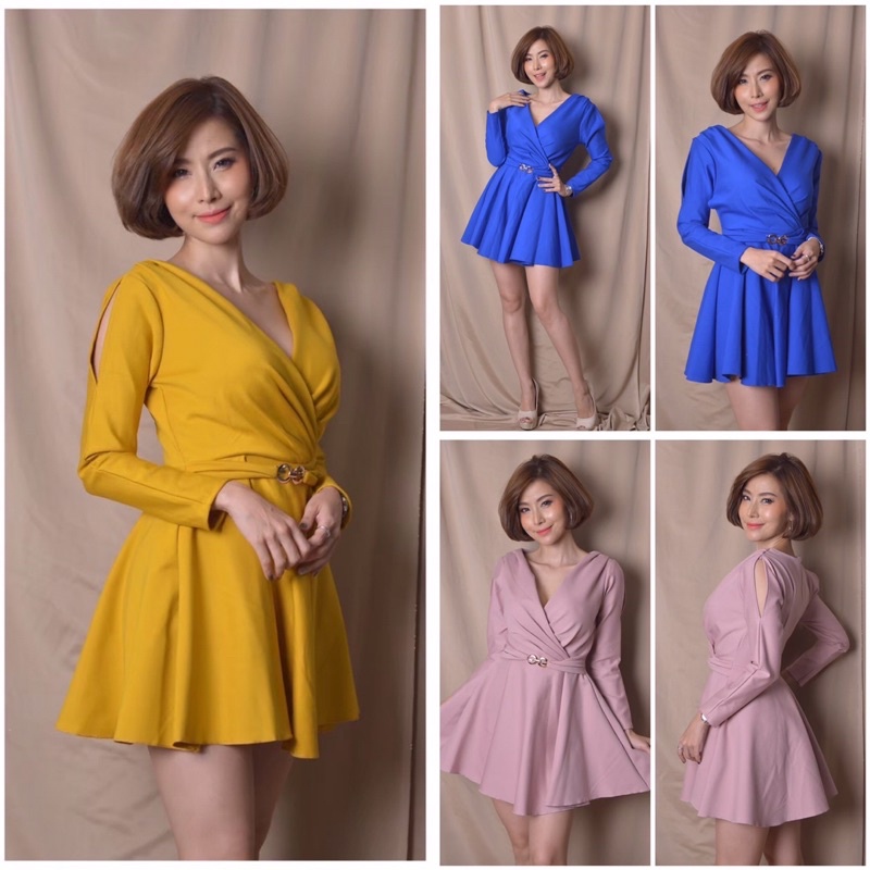 DRESS VB MEKAR / DRESS LENGAN PANJANG BKK / BABYDOLL DRESS VB