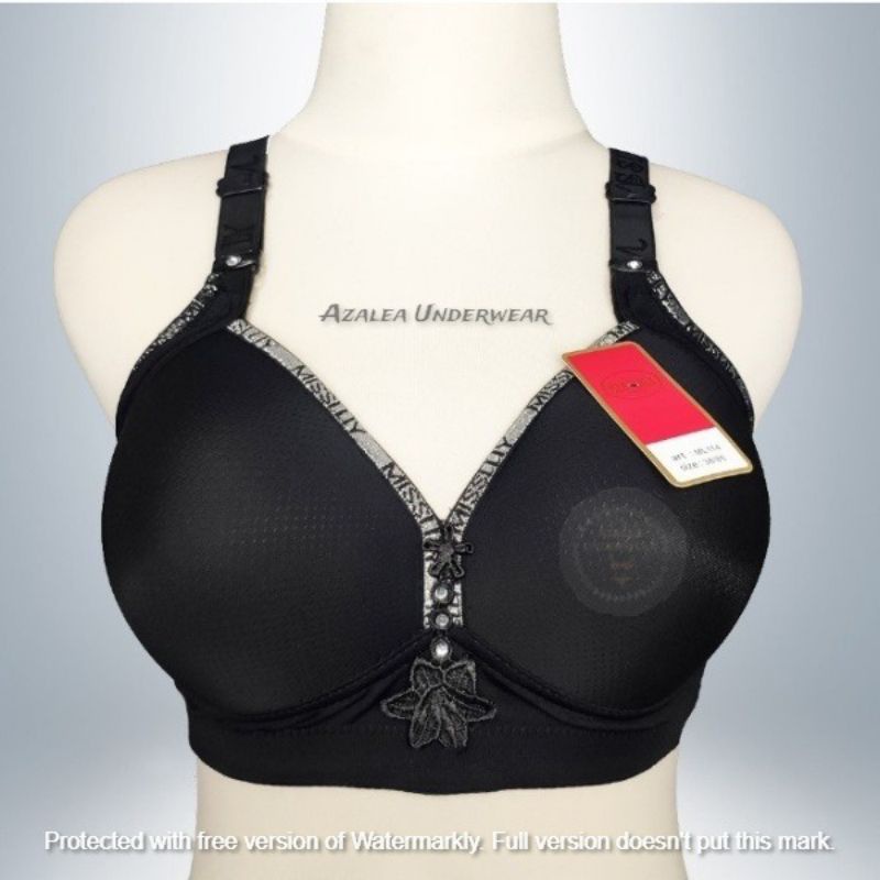 BH Jumbo Mislily L114 Cup C Kait 3 classic Bra Tampa Kawat Premium Mislily