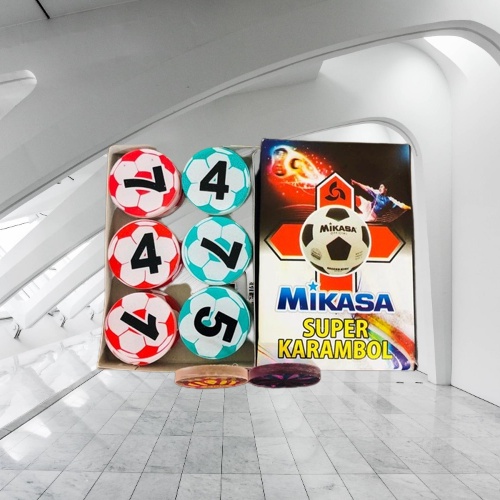 Biji karambol tebal 4mm