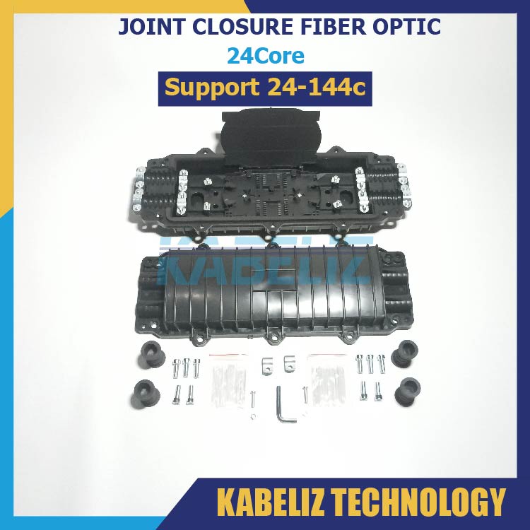 JOINT CLOSURE FIBER OPTIC 24 CORE 24C SUPPORT 24-144CORE