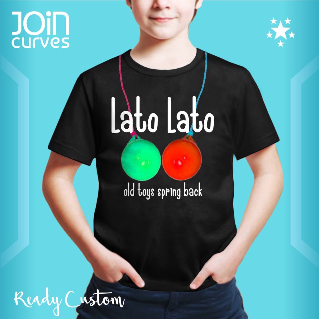 Baju Kaos Anak  Lato lato