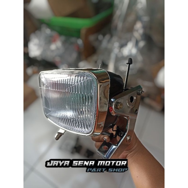LAMPU DEPAN OVAL RX KING SET BREKET DUDUKAN LAMPU OVAL NON ORIGINAL