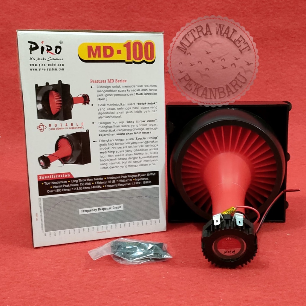 piro MD 100 anti air tweeter magnet tweeter putar