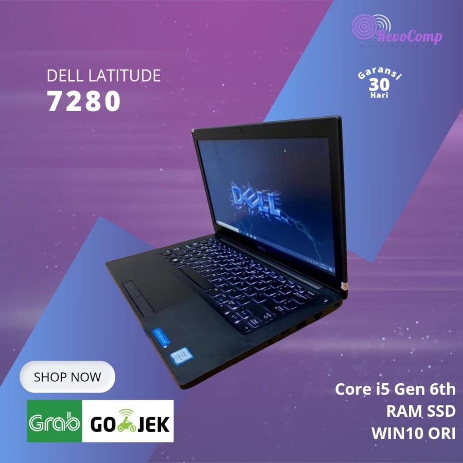 Laptop Dell Latitude 7280 - Corei5 6300u - Ram - Ssd - Win 10