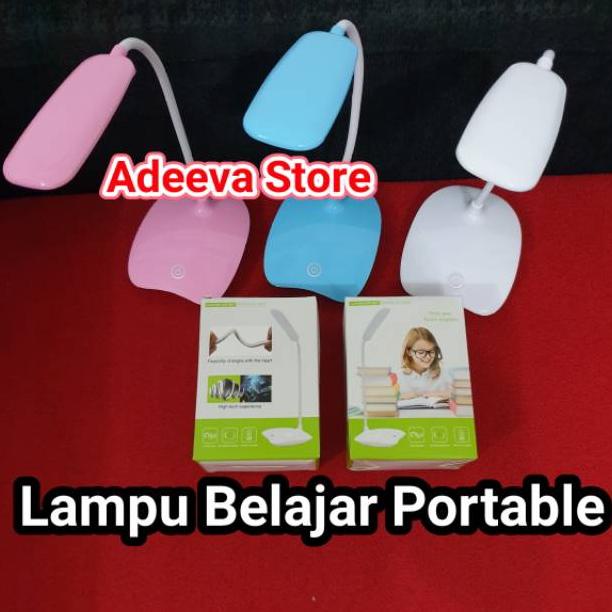 PRODUK- LAMPU BACA / BELAJAR PORTABLE. SISTEM CHARGE DAN TOMBOL SENTUH .