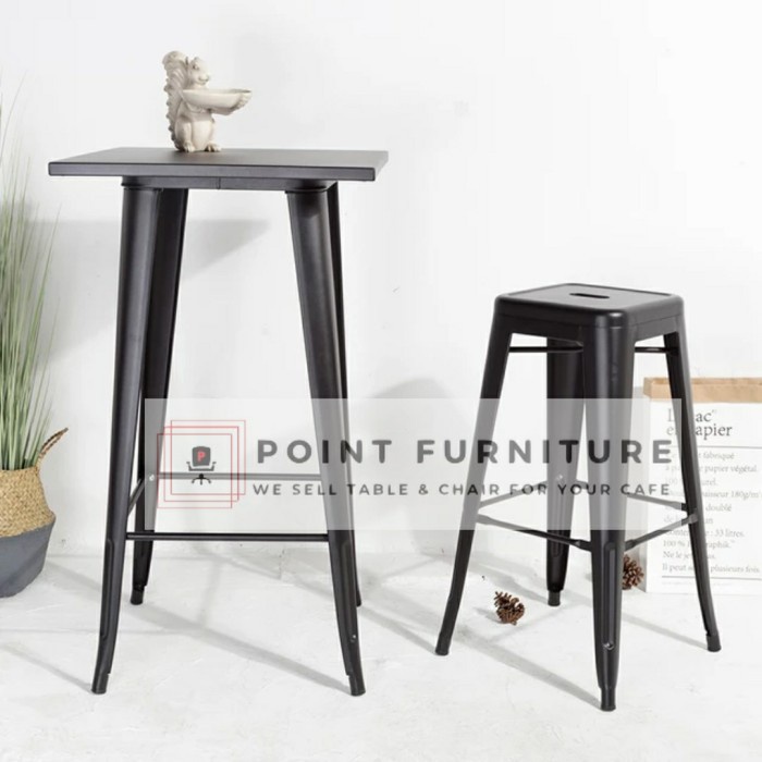 /////] set kursi dan meja cafe full besi/meja cafe set/meja cafe-bar set