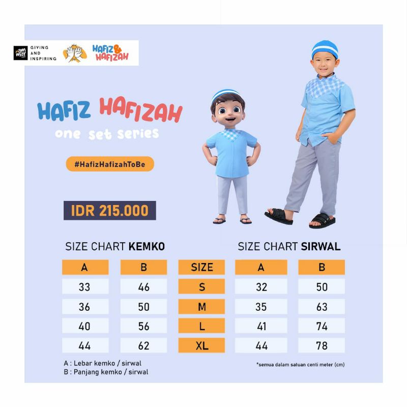 Set Gamis & Koko Hafiz Hafizah produk Ammarkids - Hafiz Hafizah