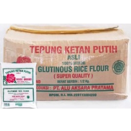 

Tepung Ketan Putih Murni 100% Rosebrand 500gr isi 20Pcs per Dus