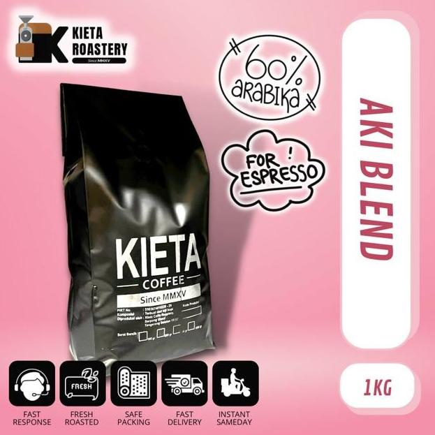 

[BISA COD] Espresso blend / biji kopi (Aki blend) / kopi sangrai