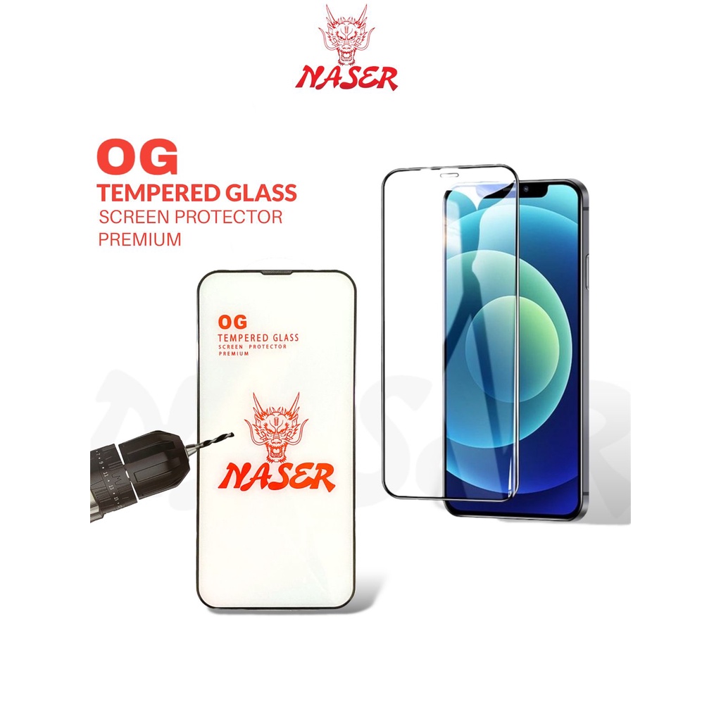 [ON15131] TEMPERED GLASS NASER ORIGINAL (OG) 9H NEW PLUS PACK/PELINDUNG LAYAR HP/ANTI GORES HP/TG  SAM A52/A51 4G/5G SAM A72/A73 5G OP RENO 5/RENO 6 VI Y90/Y91/Y91i XI NOTE 9 5G/4G XI NOTE 10 PRO IPH 6+/6S+ IPH 7/8 IPH X/XS/11 PRO IPH XS MAX/11 PROMAX IP