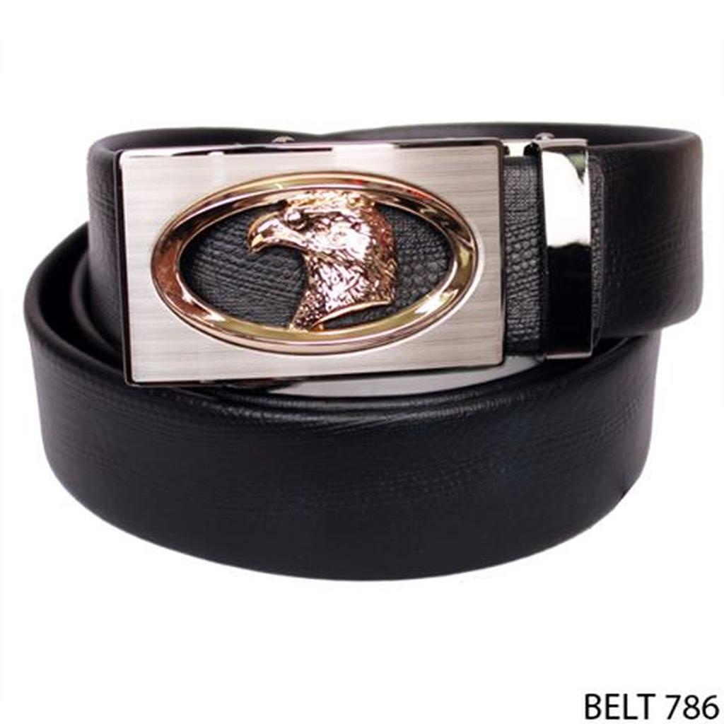 Men Semi Leather Belt Semi Kulit Hitam – BELT 786