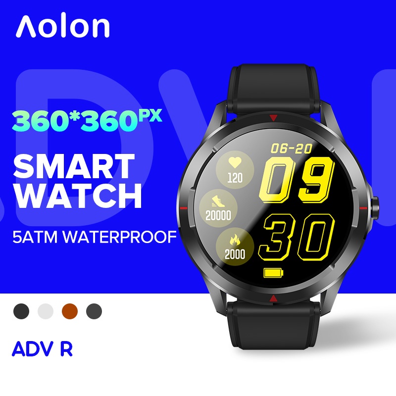 v BACA Aolon ADV R Smartwatch TG pelindung anti gores antigores layar kaca film jam tangan tempered 