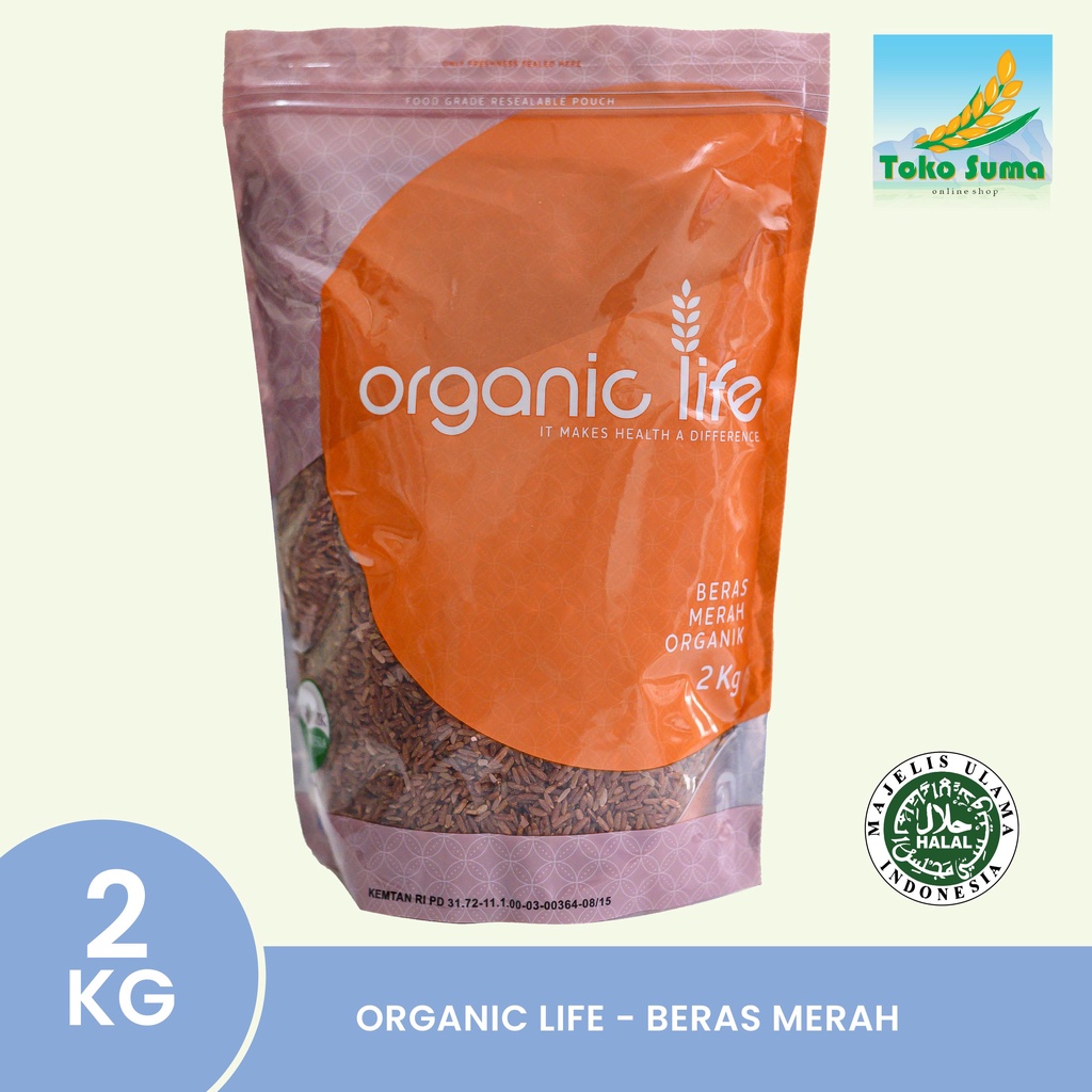 

Organic Life Beras Merah 2KG